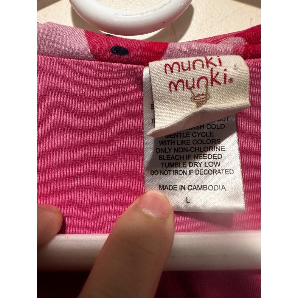 Munki Munki Watermelon Print Pajama Set Womens Large Pink Top & Wide Leg Capri - Picture 6 of 16